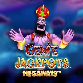 Genie Jackpots Megaways slot logo by Blueprint Gaming at O'Reels Casino UKGenie Jackpots Megaways