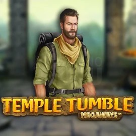 Temple Tumble Megaways slot logo by Relax Gaming at O'Reels Casino UKTemple Tumble Megaways