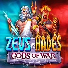Zeus vs Hades: Gods of War slot logo by Pragmatic Play at O'Reels Casino UK